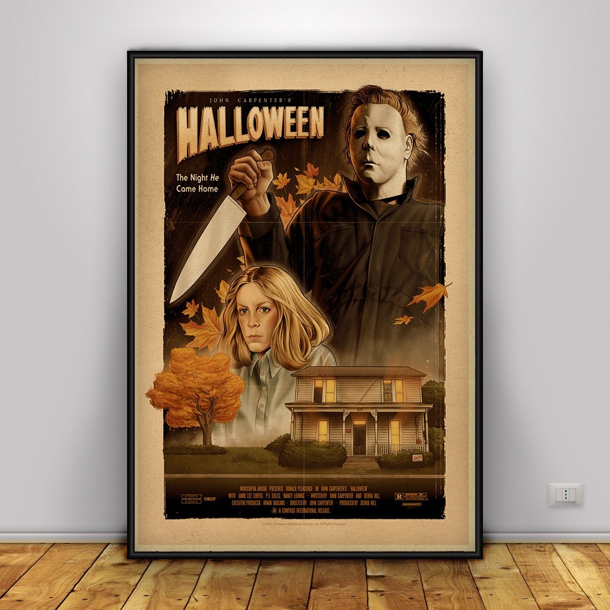 Halloween Poster, Wall Art, Wall Prints, Home Decor