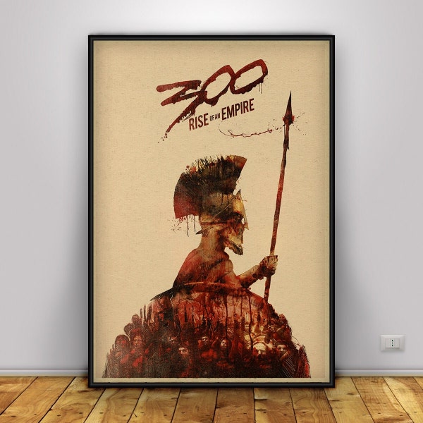 300 Rise of Empire Poster, Wall Art, Wall Prints, Home Decor, Kraft Paper Print, Gift Poster, Movie Poster