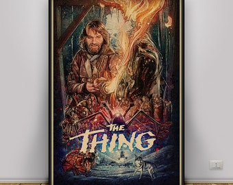 The Thing 1982 Classic Movie John Carpenter Action Wall Art Home