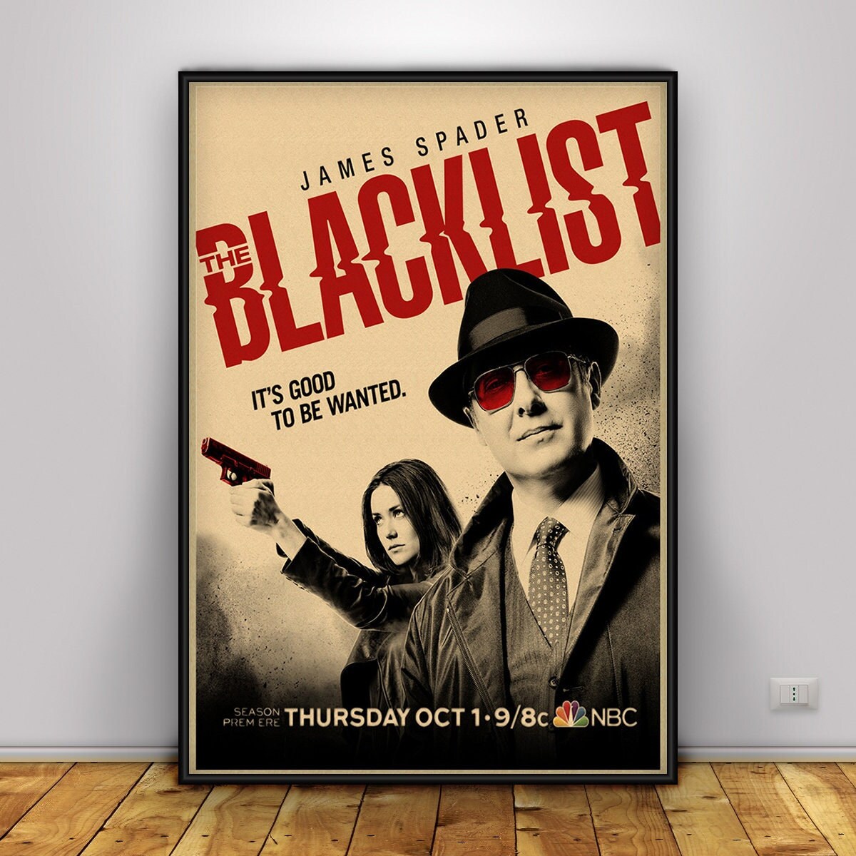 The Blacklist Poster, Wall Art, Wall Prints, Home Decor, Kraft Paper Print,  Gift Poster, TV Series Poster - Etsy