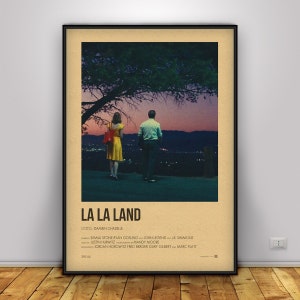 La La Land Poster, Wall Art, Wall Prints, Home Decor, Kraft Paper Print, Gift Poster, Movie Poster