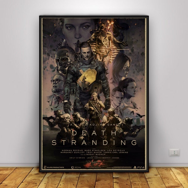 Death Stranding Poster, Wand Kunst, Wand Drucke, Home Decor, Kraftpapier Druck, Geschenk Poster, Spiel Poster