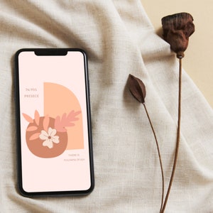 Christian Phone Wallpaper, Jesus art, Phone background, Scripture Art, Fullness of Joy