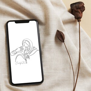Carta da parati del telefono cristiano, arte di Gesù, sfondo del telefono, arte delle scritture, Gesù mio consolatore