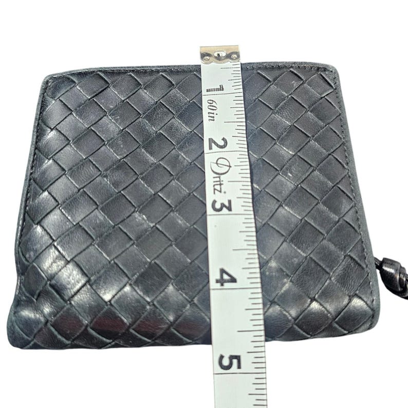 Bottega Veneta Wallet Massimo Dutti Woven Bag Set Intrecciato Leather Black image 14