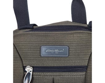 Vintage 90s/y2k Eddie Bauer Olive Green Crossbody Carry on Travel