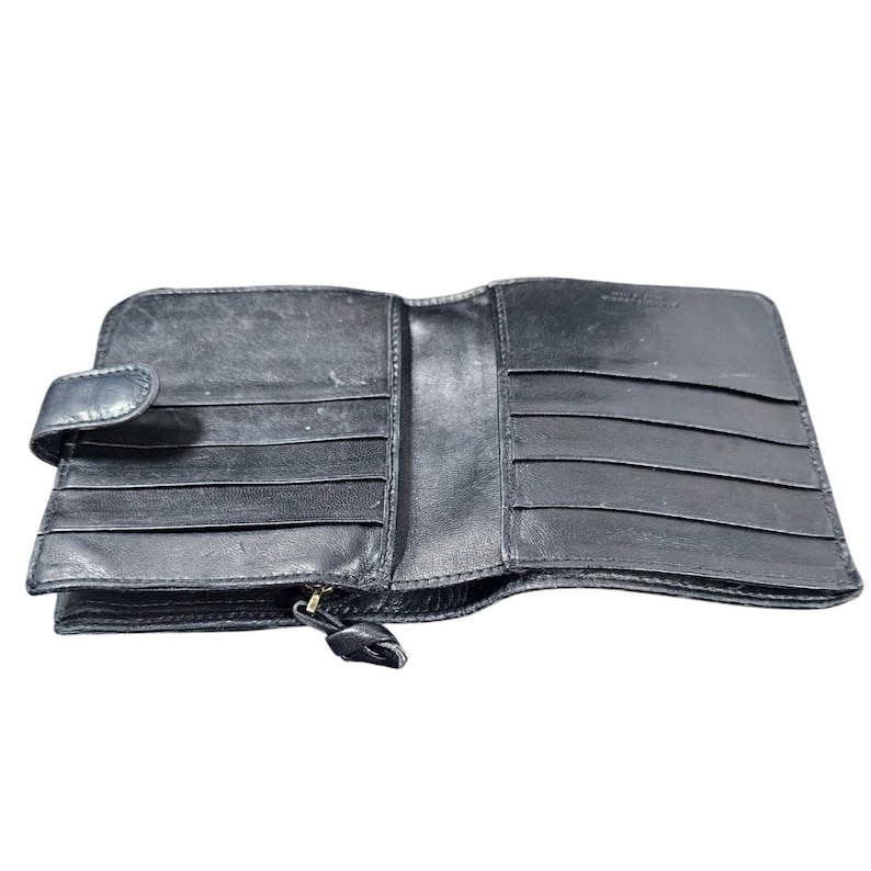Bottega Veneta Wallet Massimo Dutti Woven Bag Set Intrecciato Leather Black image 6