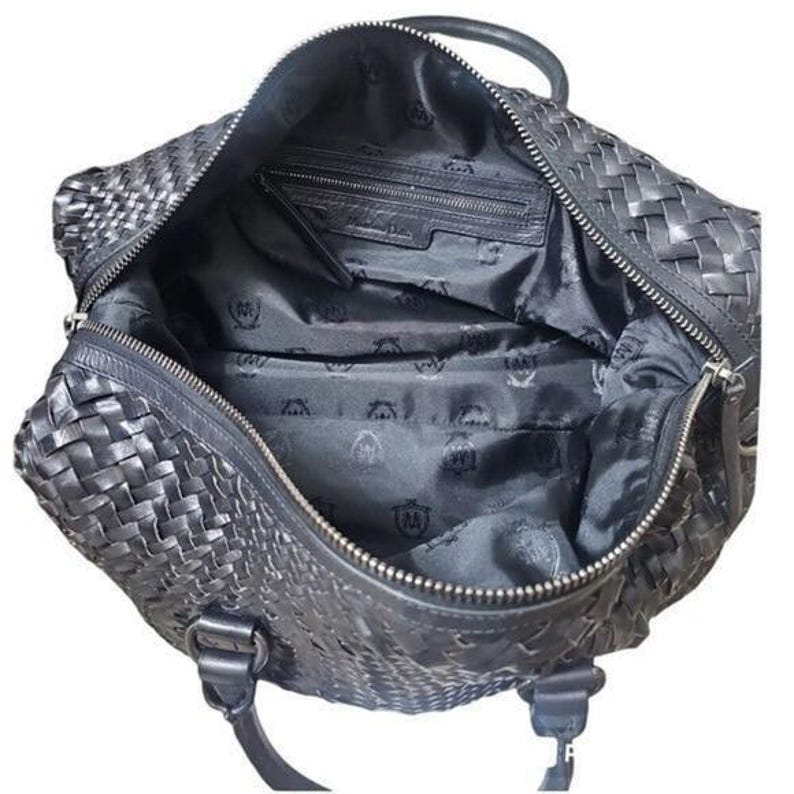 Bottega Veneta Wallet Massimo Dutti Woven Bag Set Intrecciato Leather Black image 17