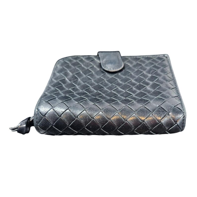 Bottega Veneta Wallet Massimo Dutti Woven Bag Set Intrecciato Leather Black image 10