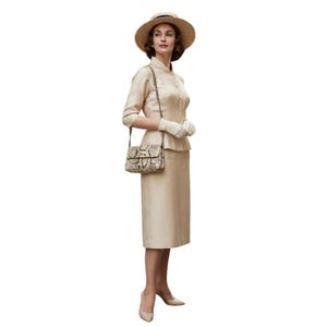 Vintage Bienen Davis Real Python Snakeskin Clutch/Shoulder Bag z lat 50. i 60. XX wieku w kolorze miętowym