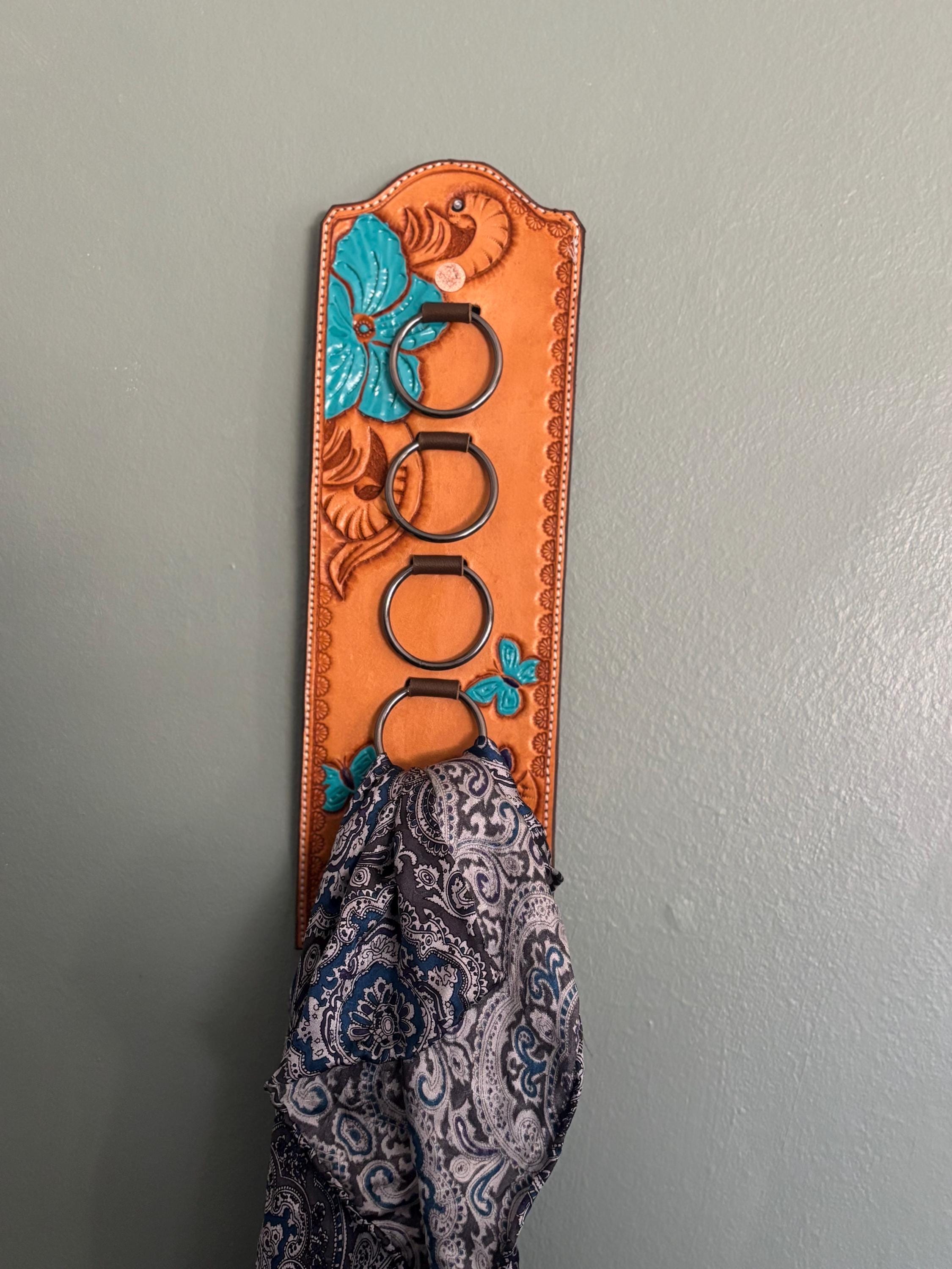 Custom Leather Wild Rag Hanger - Etsy