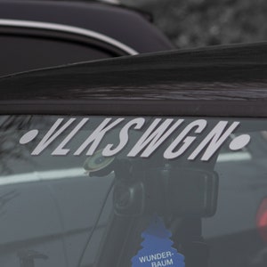 Adesivo - VLKSWGN - pellicola in vinile di alta qualità, adesivo tuning, decalcomania per auto, Volkswagen, Golf