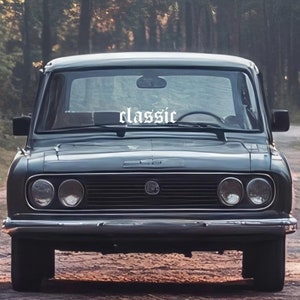 Sticker - classic - high-quality vinyl film, tuning sticker, car decal, old cars, classy