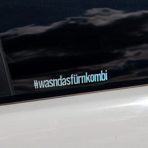 Car sticker "what kind of station wagon is that?" - Car sticker for station wagons - car sticker - Tuning - Gift for a friend - Car sticker - Audi car sticker