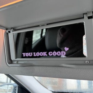 you look good - sticker mirror - car mirror decal - you look cute - vinyl sticker - car sticker - car tuning - car mirror