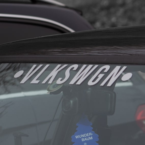 Sticker - VLKSWGN - hochwertige Vinylfolie, Tuning Sticker, Car Decal, Volkswagen