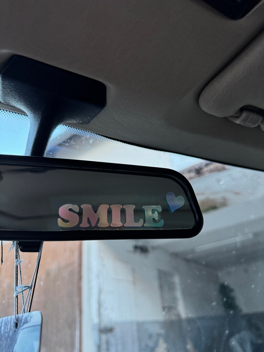 Mirrow Car Sticker Smile - Sticker Mirror - Car Mirror Decal - You Look Cute - Vinyl ...