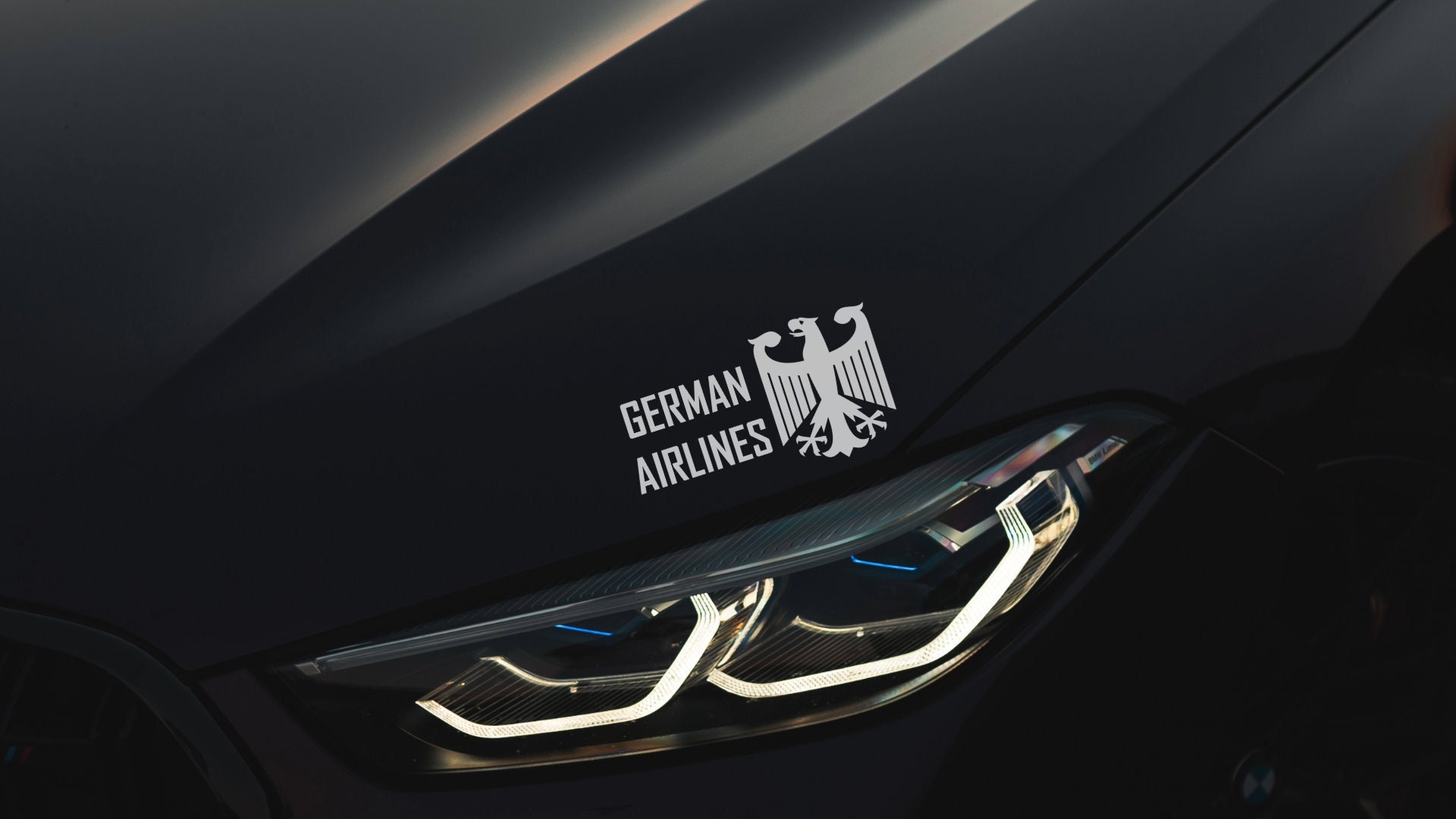 Adesivo Auto Con Bandiera India E Germania U24 - 8x5 Cm, Resistente Ai Raggi UV E Graffi