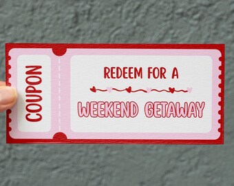 80 Valentine Love Coupons, Valentine Coupon Book Editable, Valentine Gift Coupons, Printable Love Coupons for Wife, Love Coupons for Her/Him