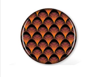 Miami Art Deco Coaster Set, Bold Sunset Color Art Coasters