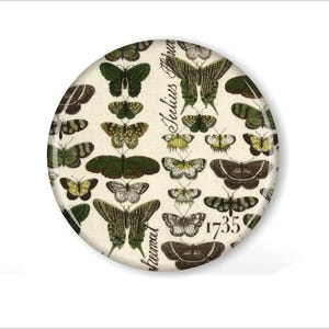 Vintage Butterfly Coaster Set, Dark Academia Coasters