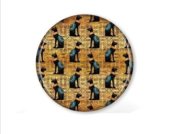 Egyptian Bast Coaster Set; Bastet, Sekhmet Cat Goddess Coasters