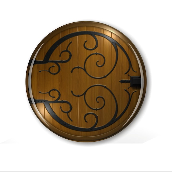 Hobbit Doors Coaster Set, Hobbitcore Coasters