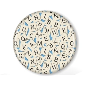 Scrabble Tile Coaster Set, Set of Four Scrabble Coasters