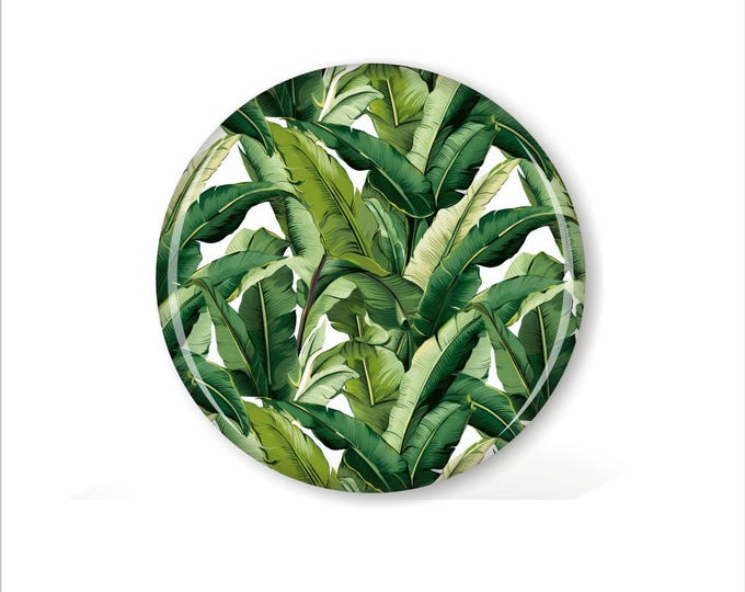 Bahama Coaster Set, Set of Four Tropical Island Leaf Coasters