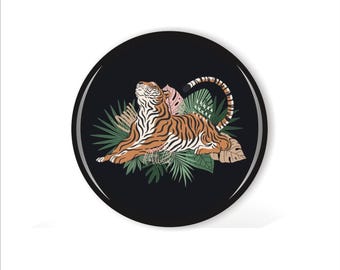Jungle Cat Coaster Set, Wild Tiger Coasters