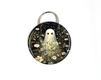 Little Ghost Bottle Opener Keychain, Ghost Art Cute Beer Opener Key Chains, Pocket Mirrors, Ghost Gifts