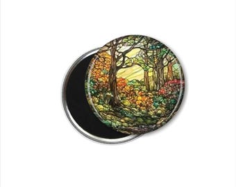 Fantasy Forest Magnet Set, Set of Four Woodland Forest Magnets