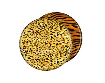 Wild Safari Coaster Set, Animal Print Coasters