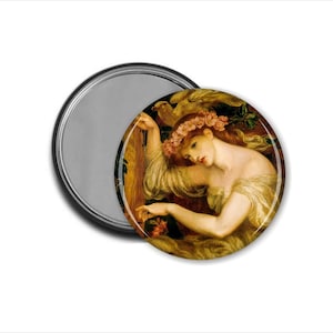 Sea Spell Mirror, Pocket Size Mirrors, Fantasy Fine Art