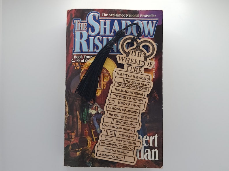 The Wheel of Time Bookmark: Laser Engraved Wooden Book Tracker image 4