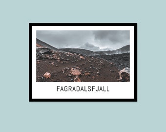 Fagradalsfjall Wall Print | Landscape Photo | Travel | Wall Art | Posters & Prints | Home Decor