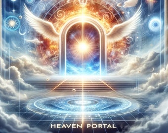 Heaven Portal Attunement by the Color Coven Blue Witch Asuka Love and Light
