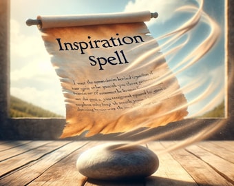 Incantesimo di ispirazione - Incantesimo elementale - per scoperte creative di Color Coven