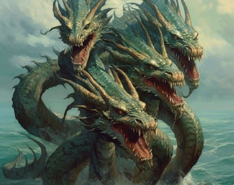 Hydra Dragon Spirit Companion - Male - Female -Tell me Your Desired Companion