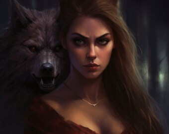 Werewolf Spirit Companion - Male - Female -Tell me Your Desired Companion