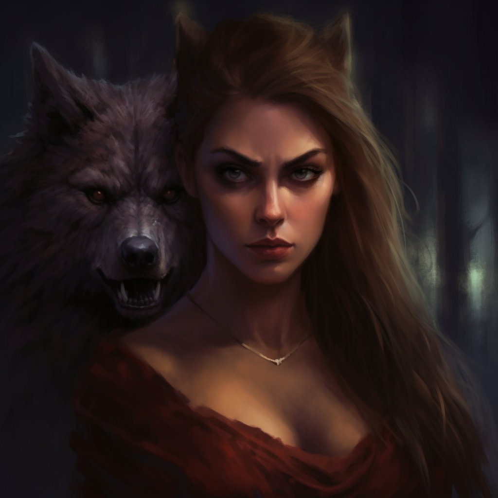 Werewolf Spirit Companion - Male - Female -tell Me Your Desired ...