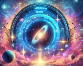 Andromeda Portal Attunement by Blue Witch Asuka - Color Coven - Strengthen the Bond with Your Origins - Astral Projection