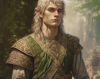 Celtic Elf Spirit Companion - Male - Female -Tell me Your Desired Companion