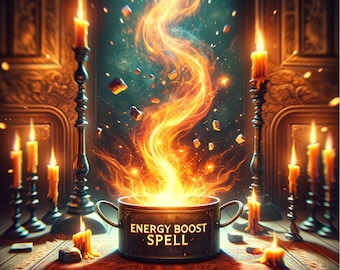 Incantesimo di potenziamento energetico - Incantesimo elementale - Per una maggiore vitalità di Color Coven