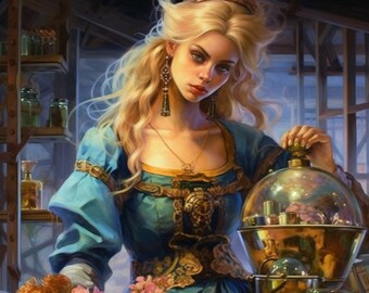 Compagno spirituale mago alchimista - Potenziatore di pozioni - Maschio - Femmina - Dimmi il tuo compagno desiderato