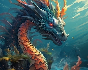 Sea Dragon Spirit Companion - Male - Female -Tell me Your Desired Companion