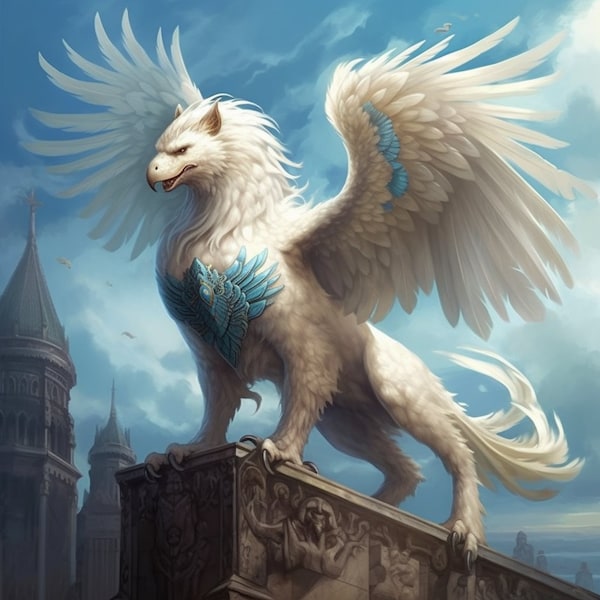 Celestial Griffin Spirit Companion - Male - Female - Tell me Your Desired Companion