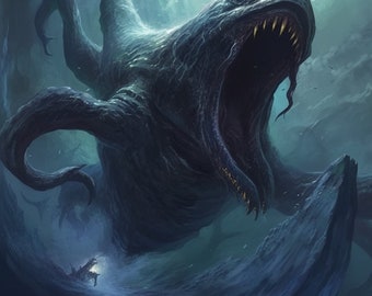 Void Leviathan Spirit Companion - Male - Female - Tell Me Your Desired Companion