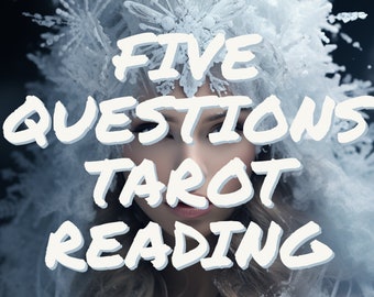 Same Day Five Questions Tarot Reading by Lady Lidya