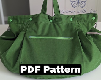 Bobbin Lace Pillow Bag Sewing Pattern: PDF + Video Tutorial